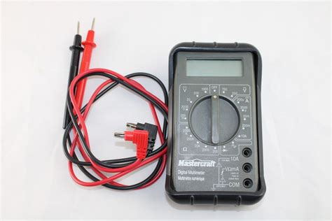 how to use mastercraft multimeter|user instructions for digital multimeter.